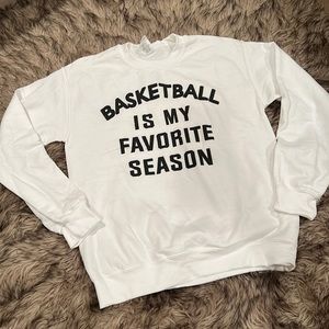 Basketball is My Favorite Season Crewneck Sweatshirt